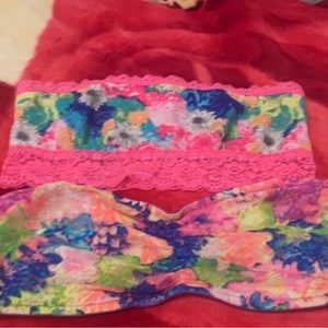 Pink Victoria’s Secret bralette Medium Large lot bundle